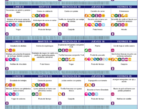 MENÚ DE SEPTIEMBRE 2025